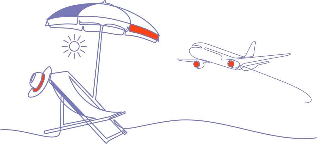 Novin Travel Benefits Illustration